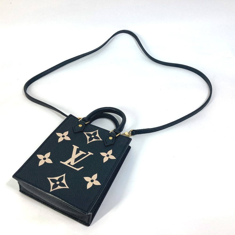 LOUIS VUITTON Shoulder Bag Monogram Ann Platt Leather black Monogram Ann Platt Petit Sac Plat Women
