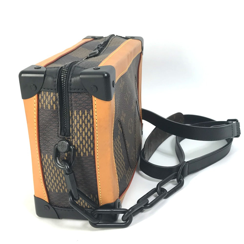 LOUIS VUITTON Shoulder Bag Damier Giant Canvas Brown Damier Giant NIGO collaboration Soft Trunk mens