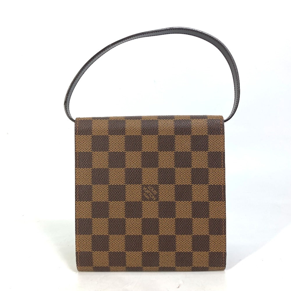 LOUIS VUITTON Handbag Damier canvas Brown Damier CD case DVD case pouch