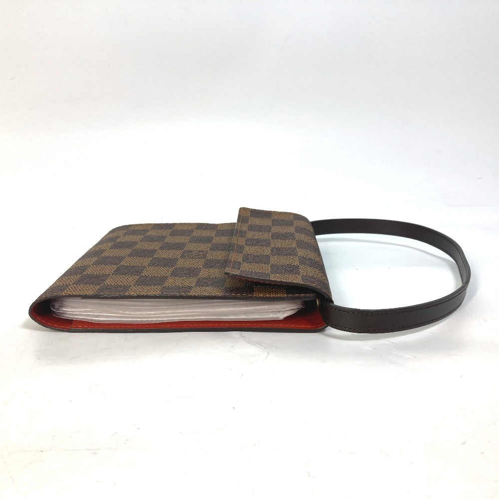 LOUIS VUITTON Handbag Damier canvas Brown Damier CD case DVD case pouch