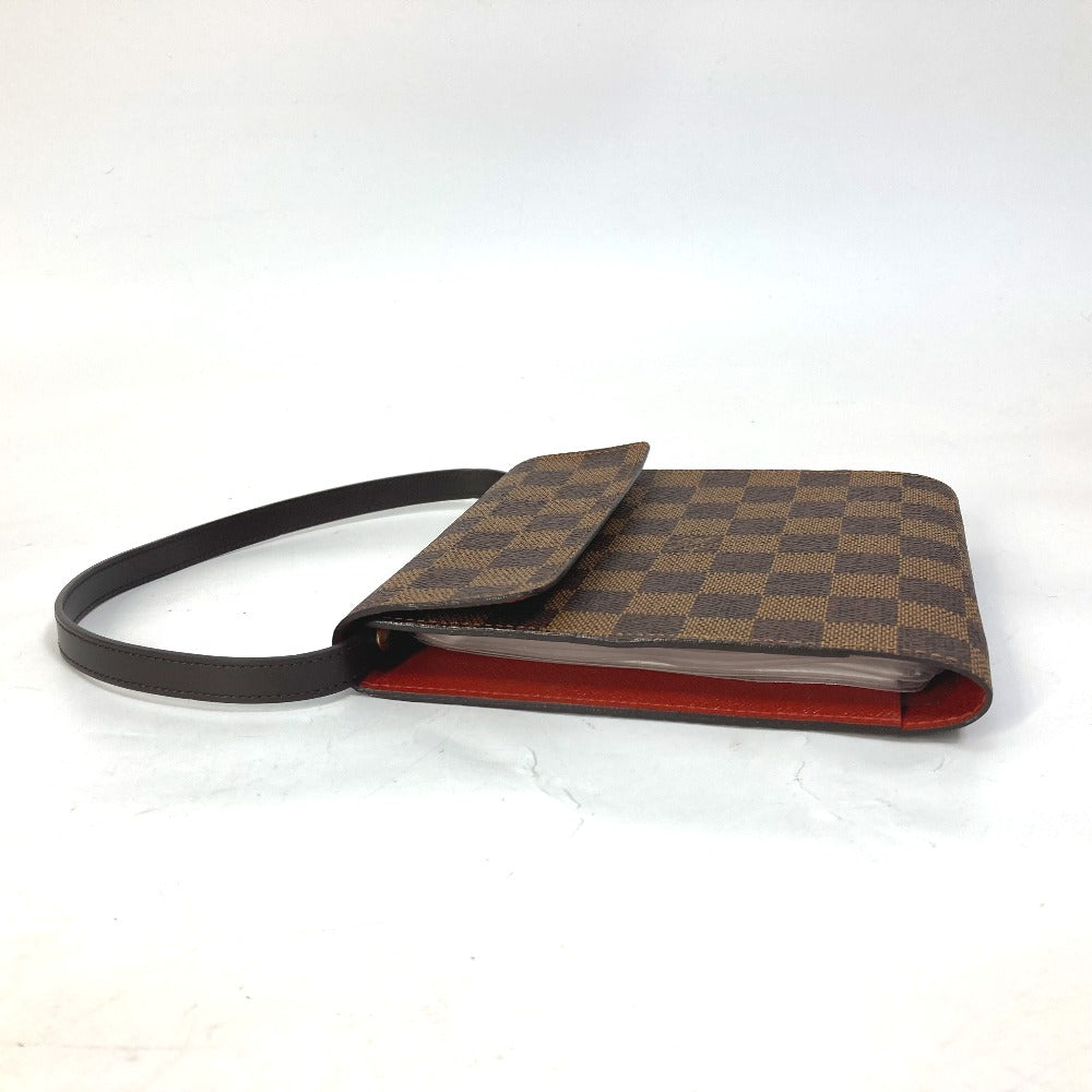 LOUIS VUITTON Handbag Damier canvas Brown Damier CD case DVD case pouch