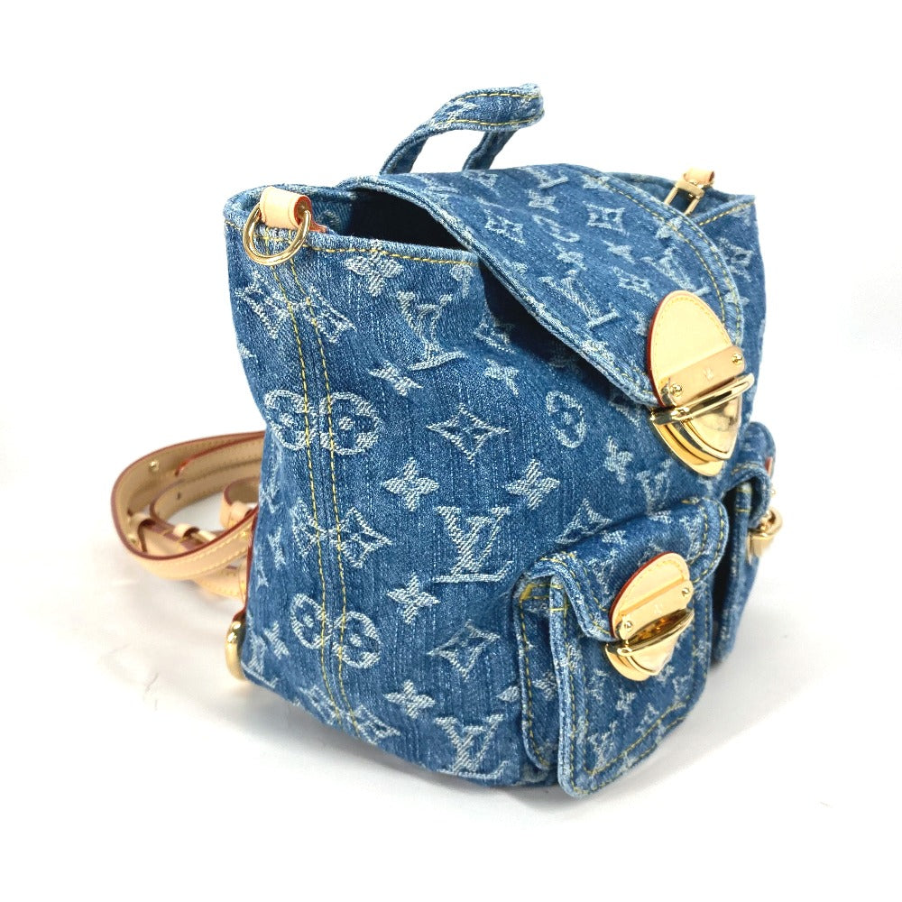 Luxury Women's Backpack | LOUIS VUITTON Backpack Monogram denim blue New LV Remix Venice