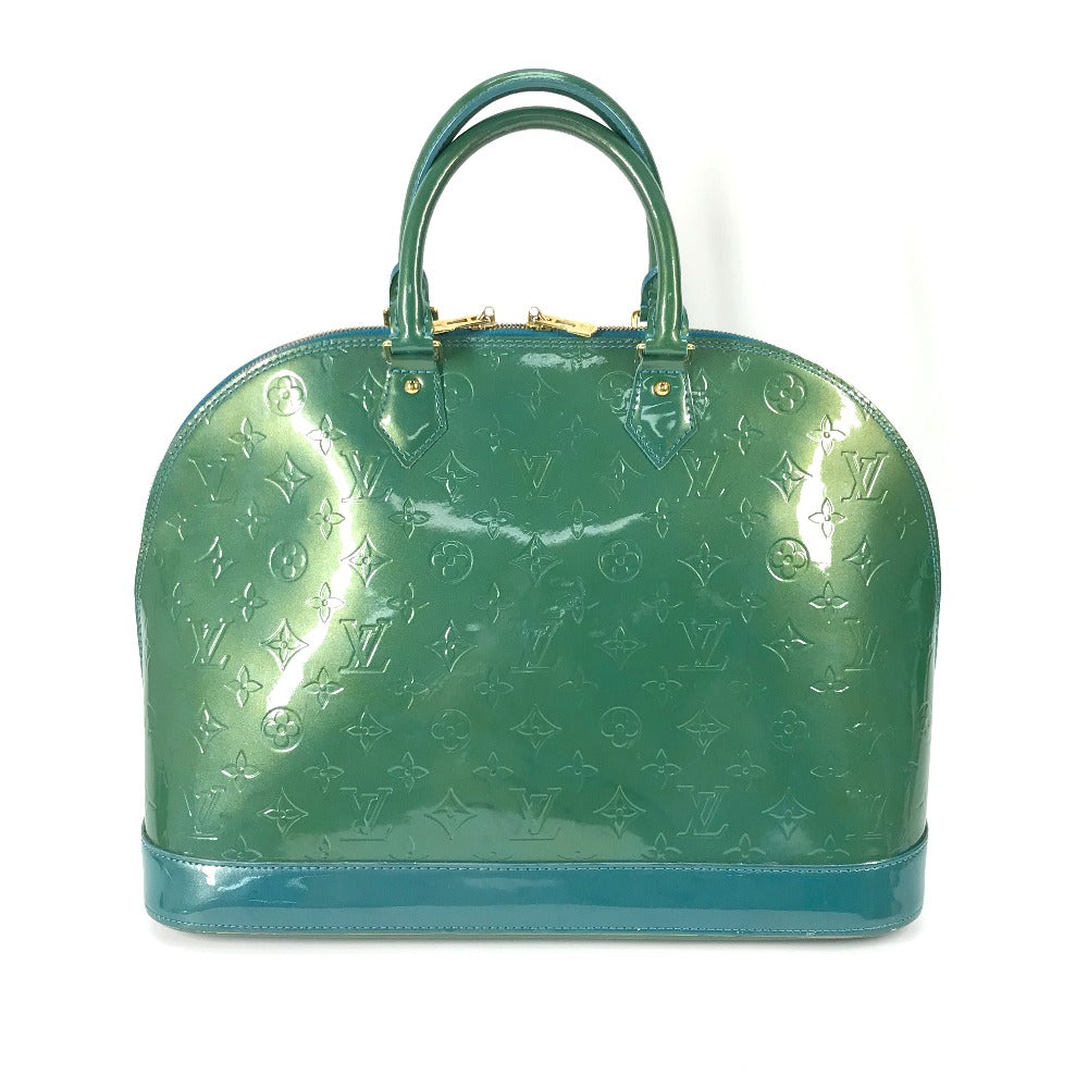 LOUIS VUITTON Handbag Monogram Vernis green Monogram Vernis Alma GM