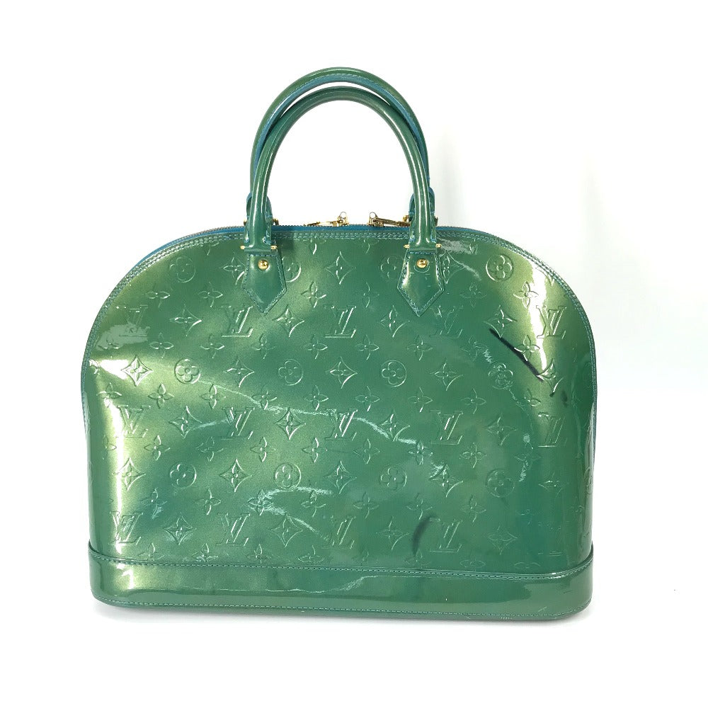 LOUIS VUITTON Handbag Monogram Vernis green Monogram Vernis Alma GM