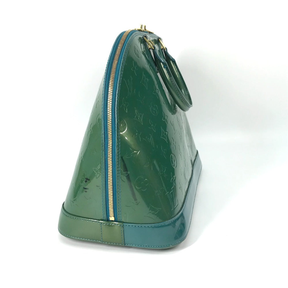 LOUIS VUITTON Handbag Monogram Vernis green Monogram Vernis Alma GM