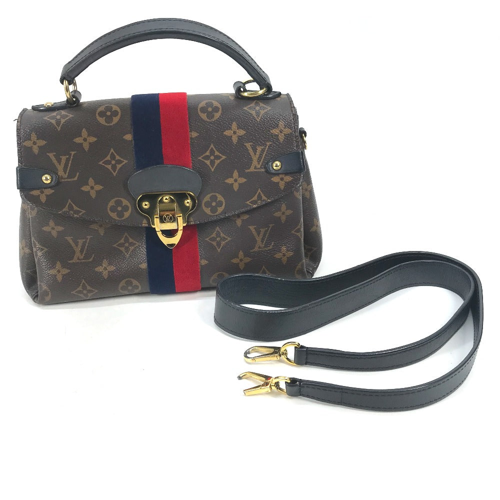 LOUIS VUITTON Handbag Monogram canvas Brown Monogram Georges BB Women