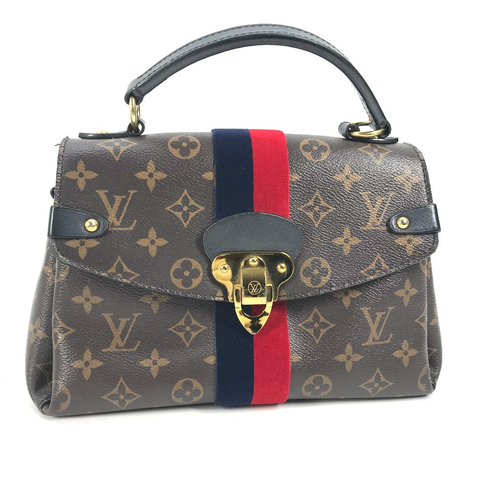 LOUIS VUITTON Handbag Monogram canvas Brown Monogram Georges BB Women