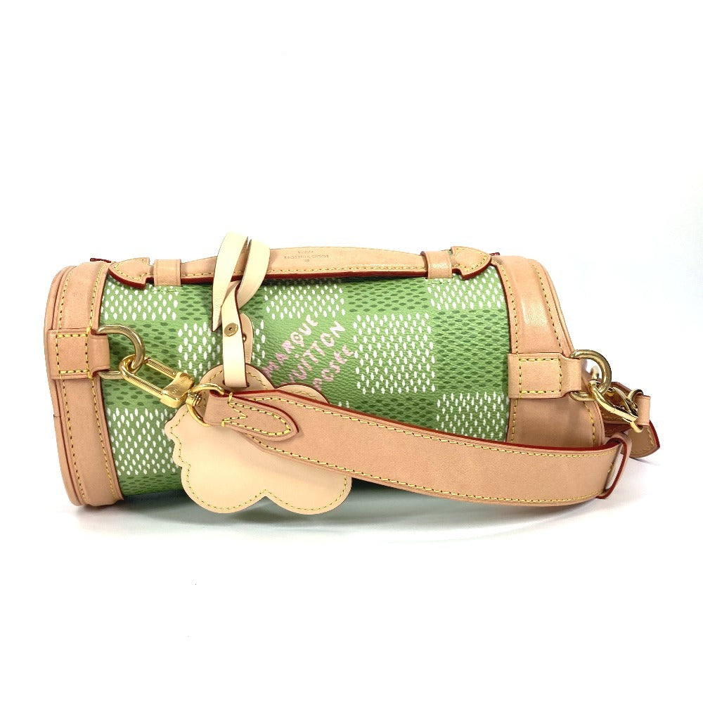 LOUIS VUITTON Shoulder Bag , Damier Golf Canvas green Damier Golf Mini Golf Bag