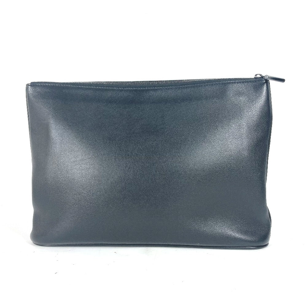LOUIS VUITTON Clutch bag leather black Dark annity pochette cosmos mens