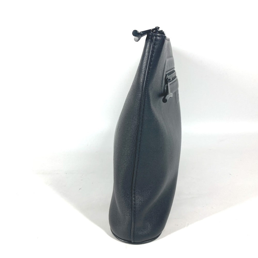 LOUIS VUITTON Clutch bag leather black Dark annity pochette cosmos mens