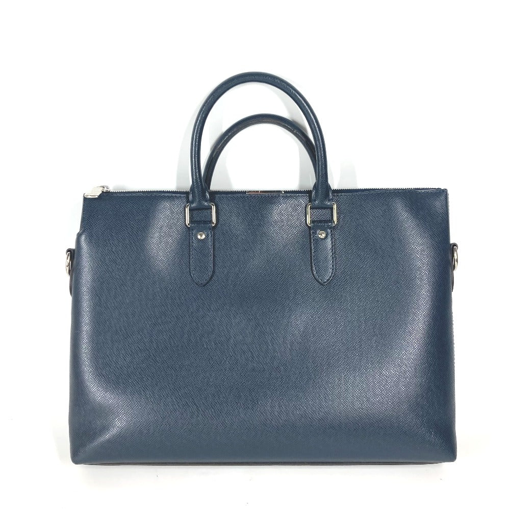 LOUIS VUITTON Business bag �@ Taiga Leather Navy Taiga Anton mens