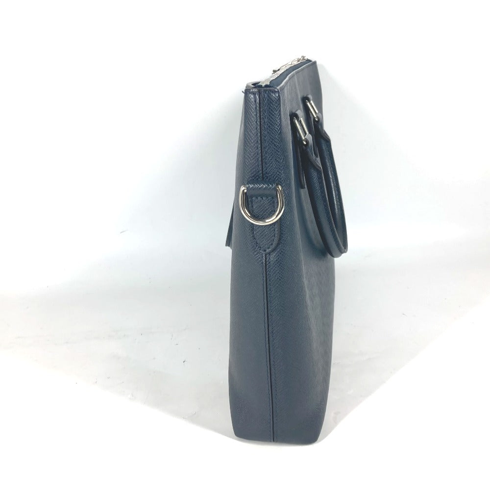 LOUIS VUITTON Business bag �@ Taiga Leather Navy Taiga Anton mens