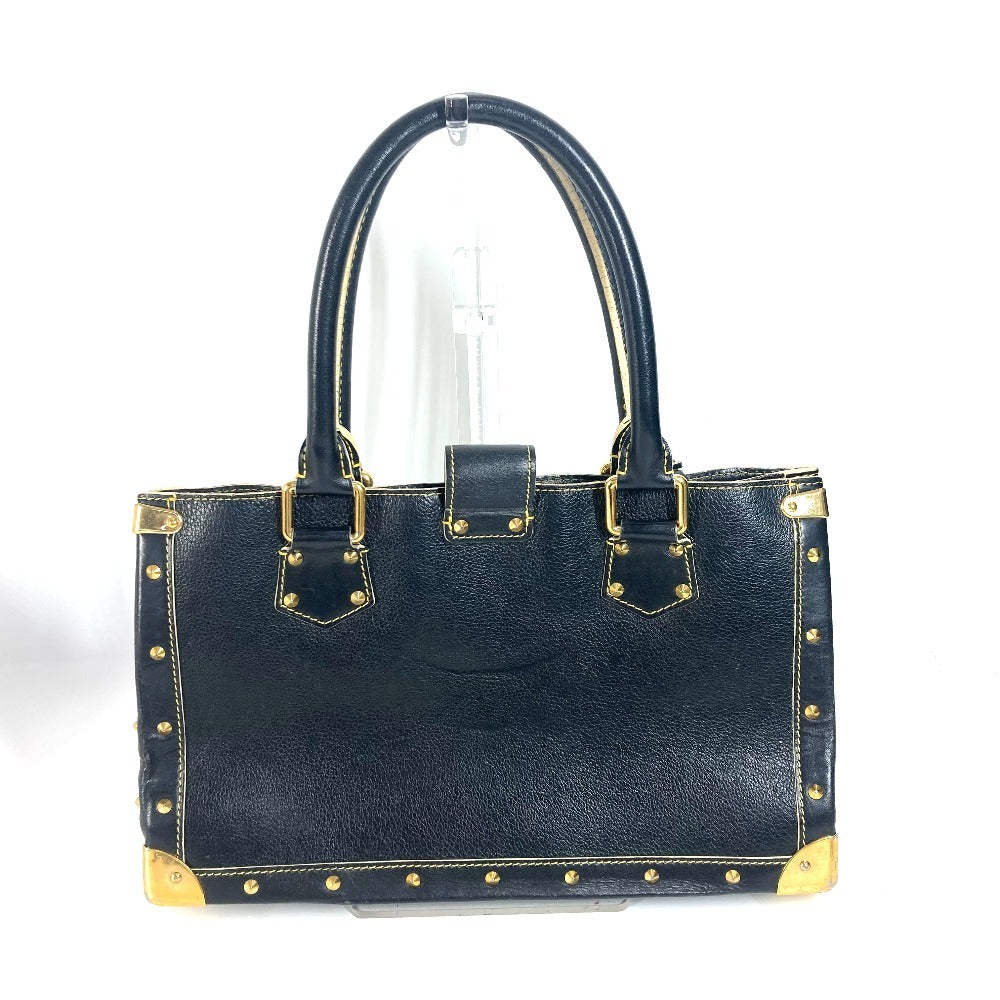 LOUIS VUITTON Tote Bag Suhari leather black Suhari Faburo Studs Women