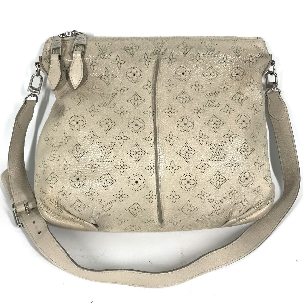 LOUIS VUITTON Shoulder Bag monogram mahina leather beige Monogram Mahina Serene PM