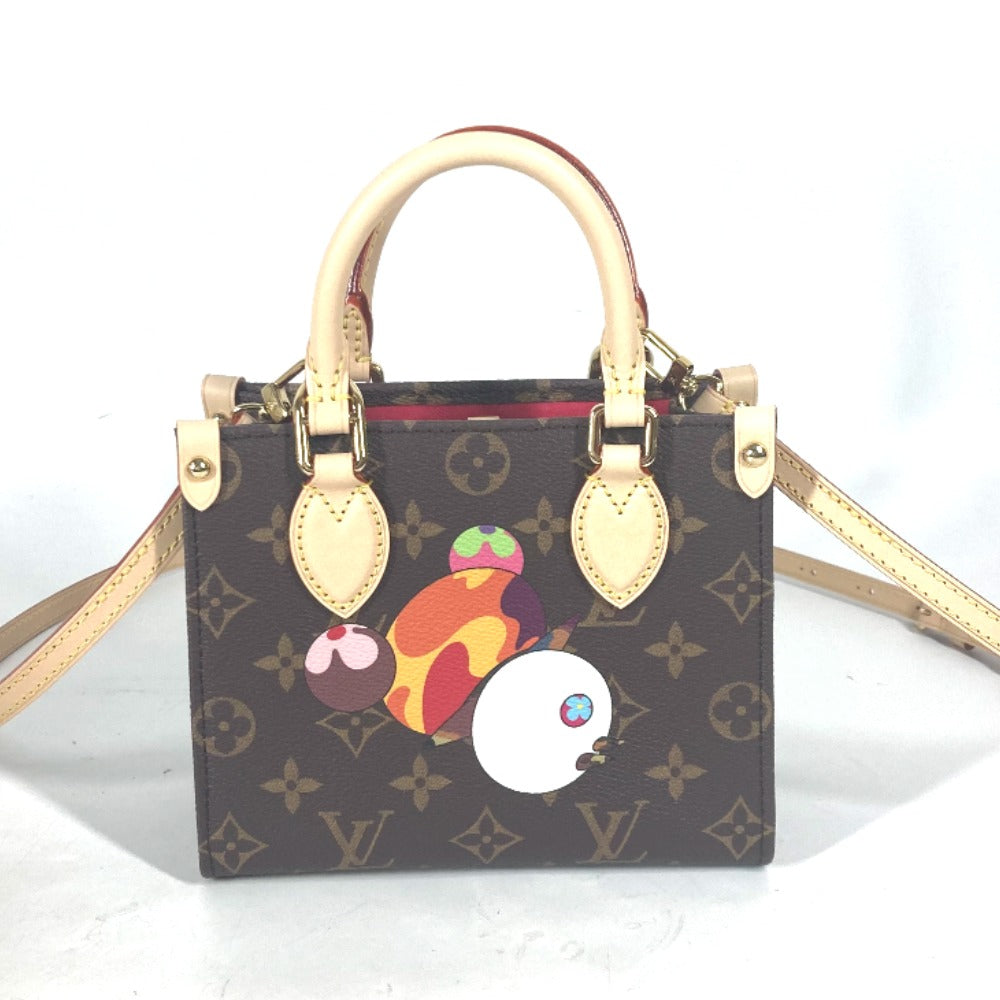 LOUIS VUITTON Handbag Monogram canvas Brown LVxTM On the Go BB