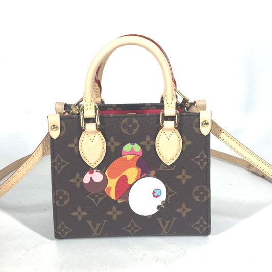 LOUIS VUITTON Handbag M13668 Monogram canvas Brown LVxTM On the Go BB