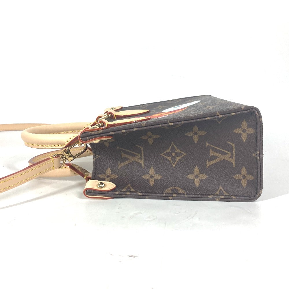LOUIS VUITTON Handbag Monogram canvas Brown LVxTM On the Go BB