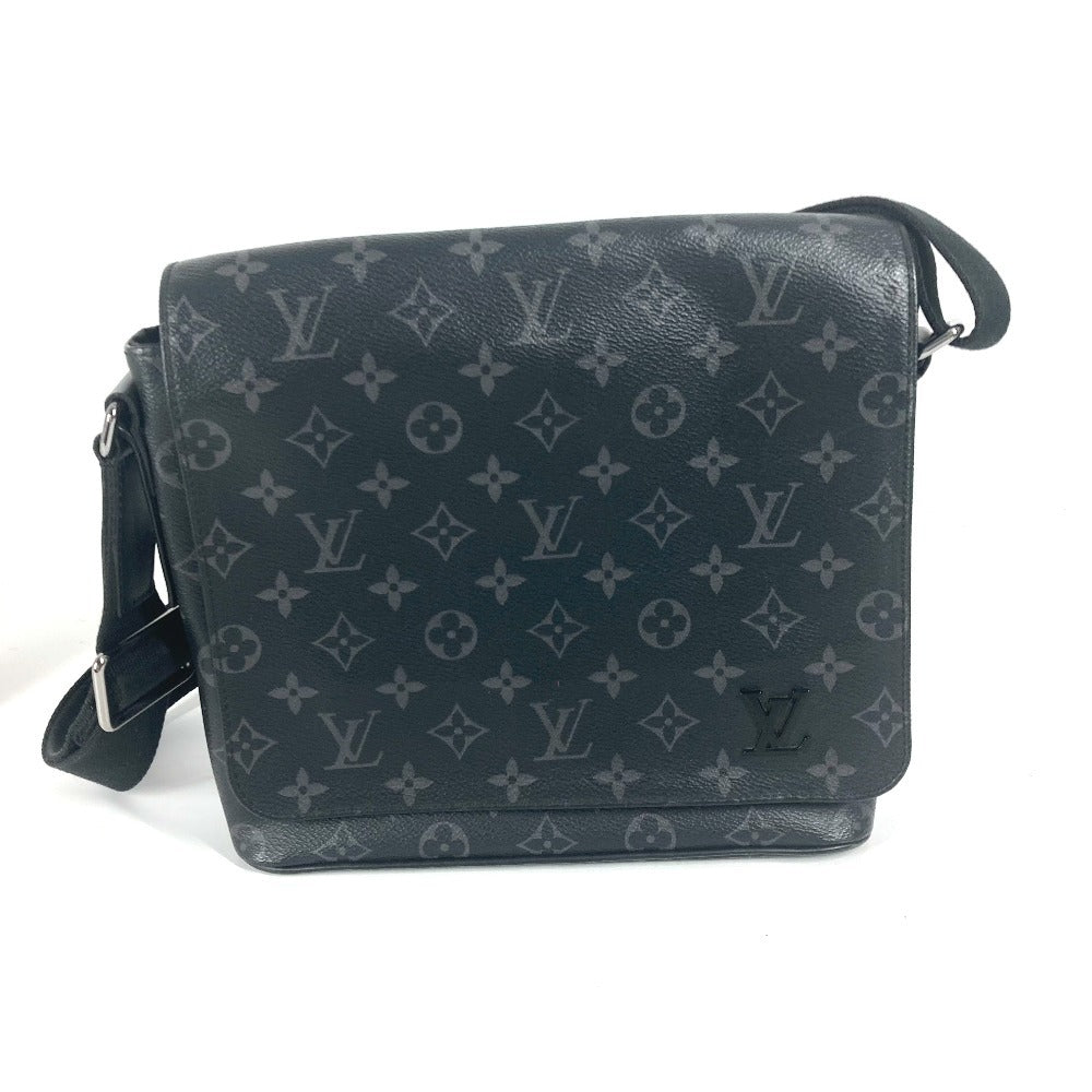 LOUIS VUITTON Shoulder Bag Monogram Eclipse Canvas black Monogram Eclipse District PM