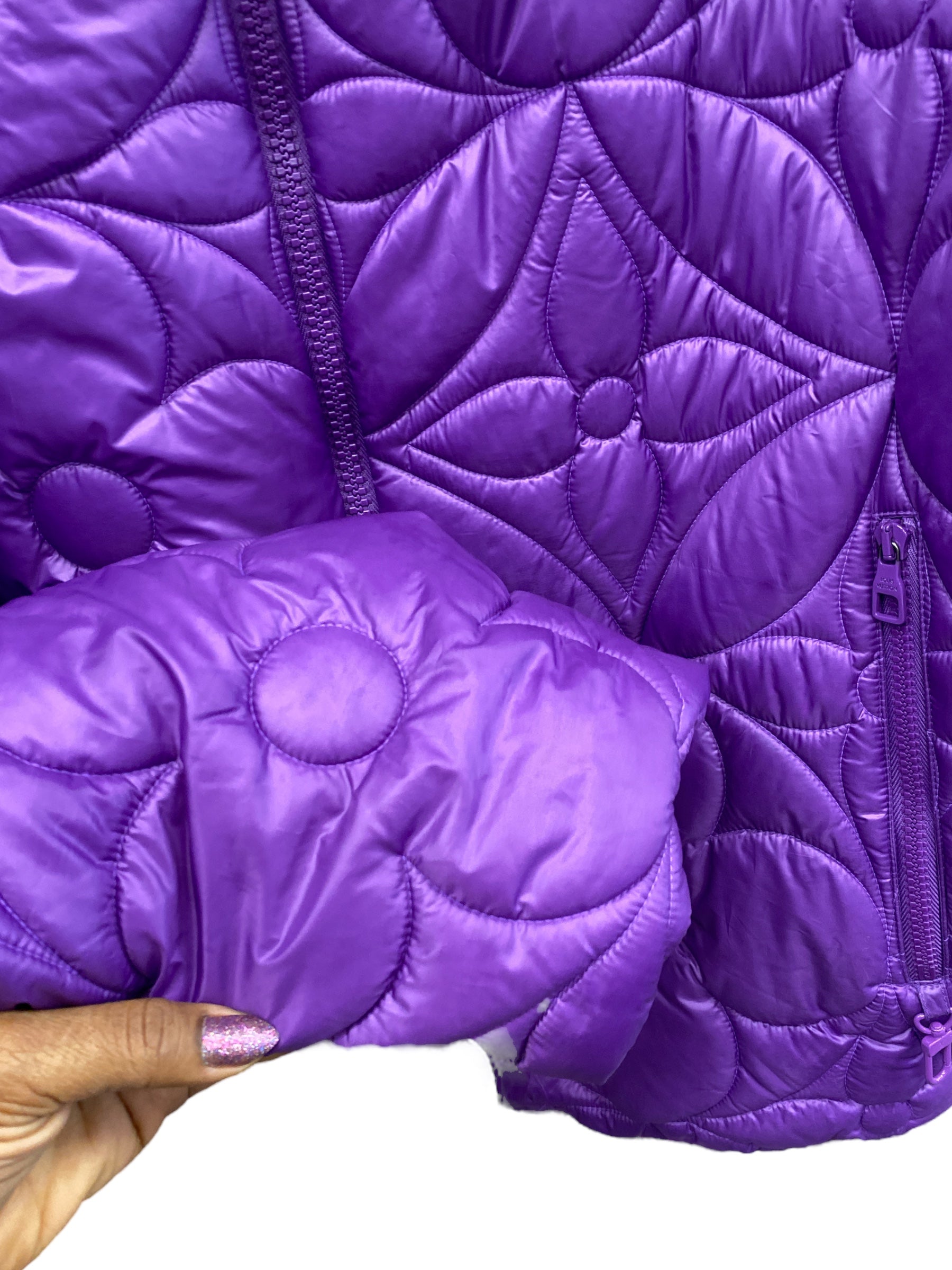 Coat Luxury Designer By Louis Vuitton Size:48 Crossbody