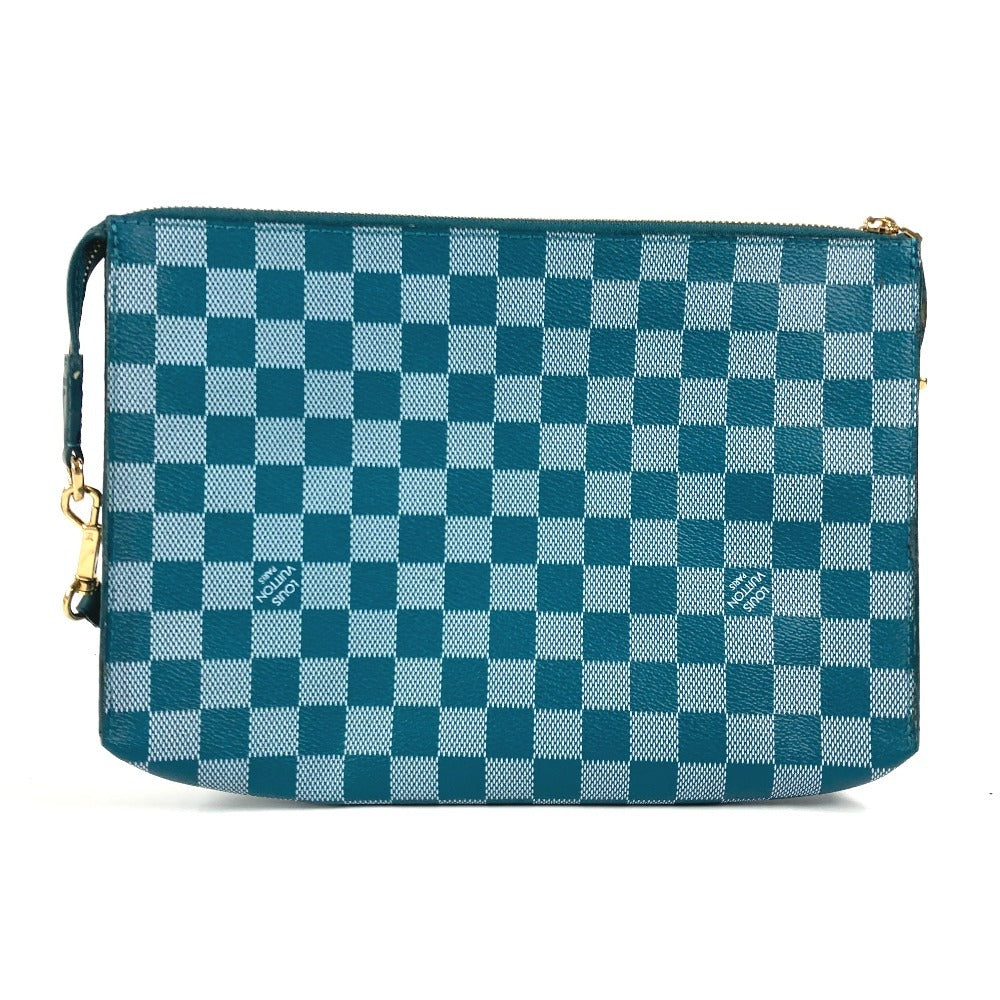 LOUIS VUITTON Shoulder Bag PVC / Leather green Damier color module unisex(Unisex)