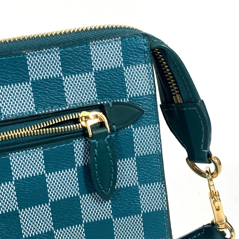 LOUIS VUITTON Shoulder Bag PVC / Leather green Damier color module unisex(Unisex)