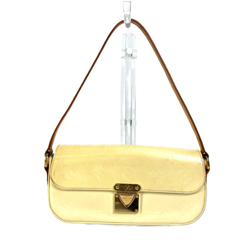 LOUIS VUITTON Shoulder Bag Monogram Vernis white Monogram Vernis Malibu street Women