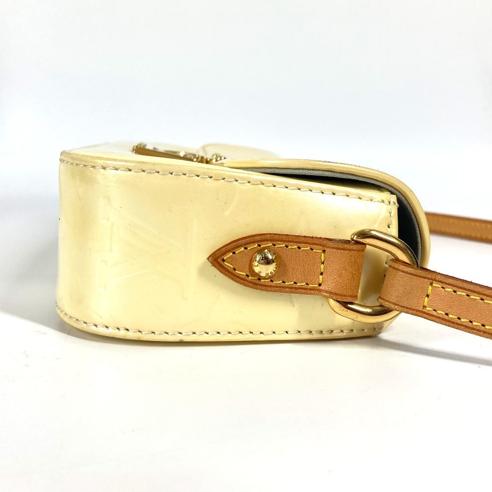 LOUIS VUITTON Shoulder Bag Monogram Vernis white Monogram Vernis Malibu street Women