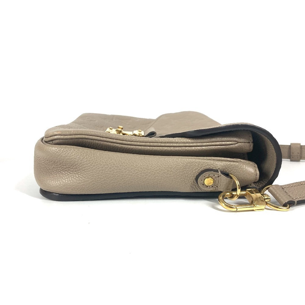 LOUIS VUITTON Handbag Monogram Ann Platt Leather beige Monogram Ann Platt Pochette Metis Women