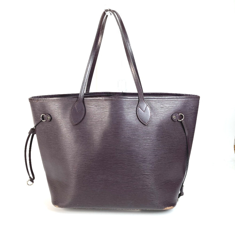 LOUIS VUITTON Tote Bag Epi Leather purple Epi Neverfull MM unisex(Unisex)