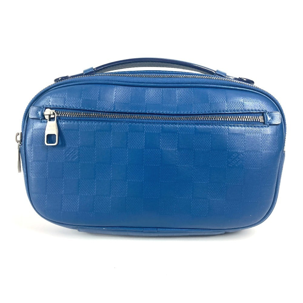 LOUIS VUITTON Sling bag Damier Anfini Leather blue Damier Anfini Ambreil mens