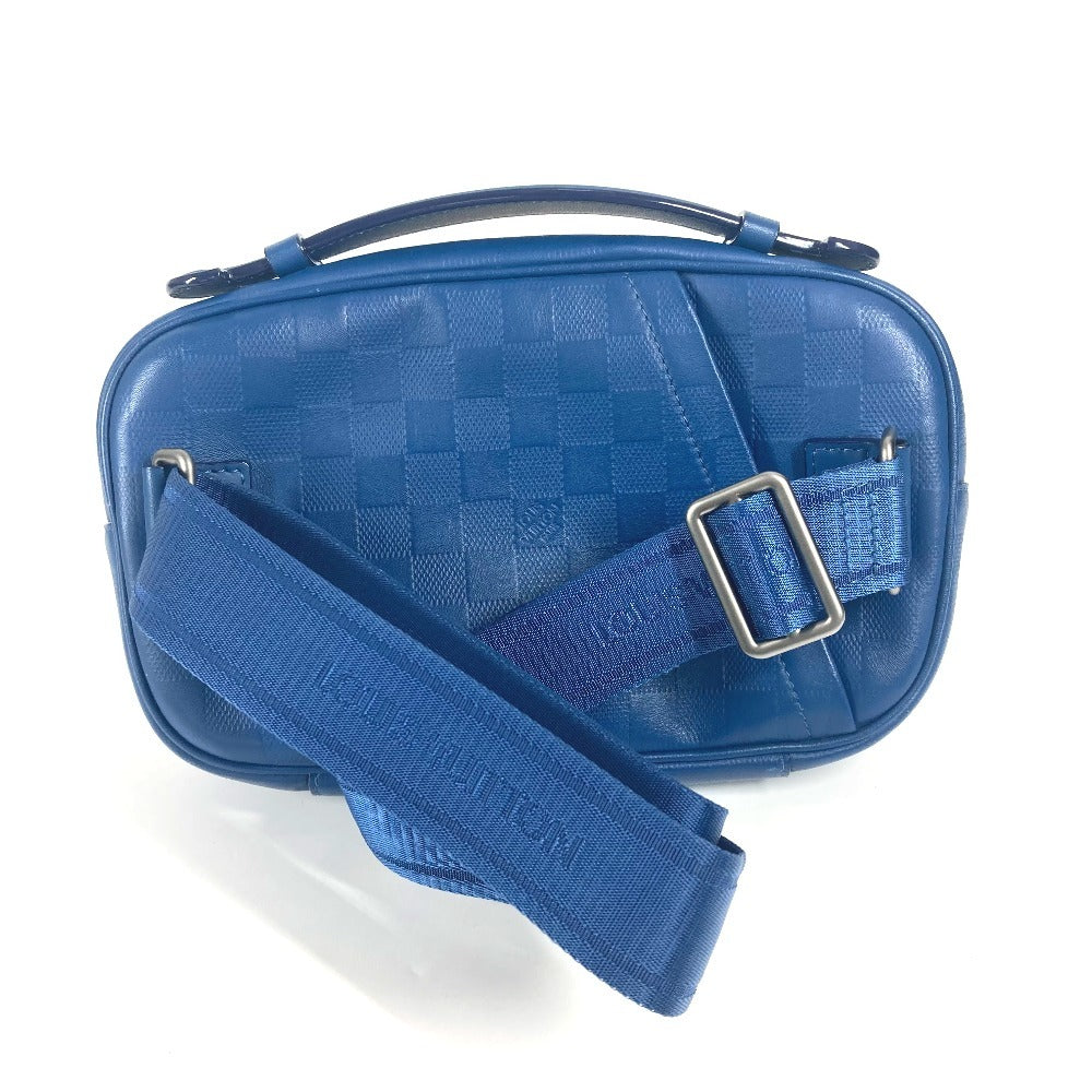 LOUIS VUITTON Sling bag Damier Anfini Leather blue Damier Anfini Ambreil mens