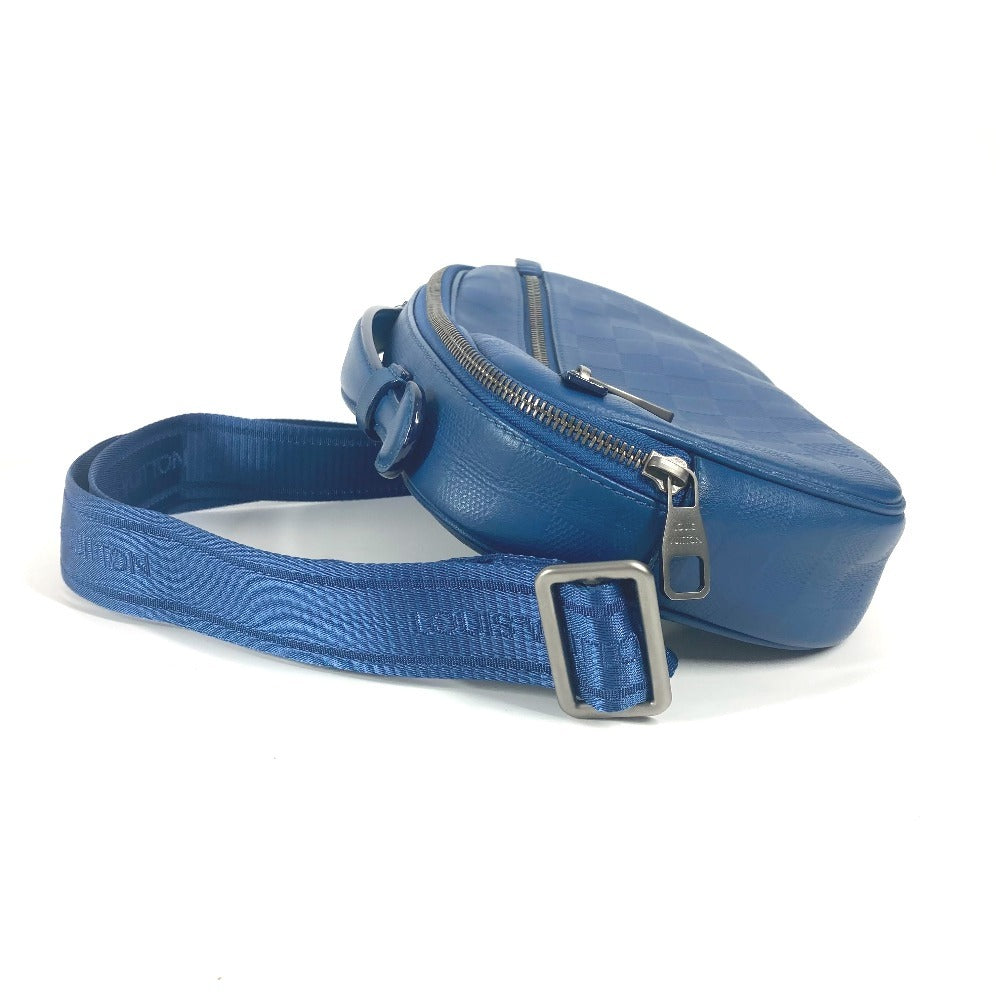 LOUIS VUITTON Sling bag Damier Anfini Leather blue Damier Anfini Ambreil mens