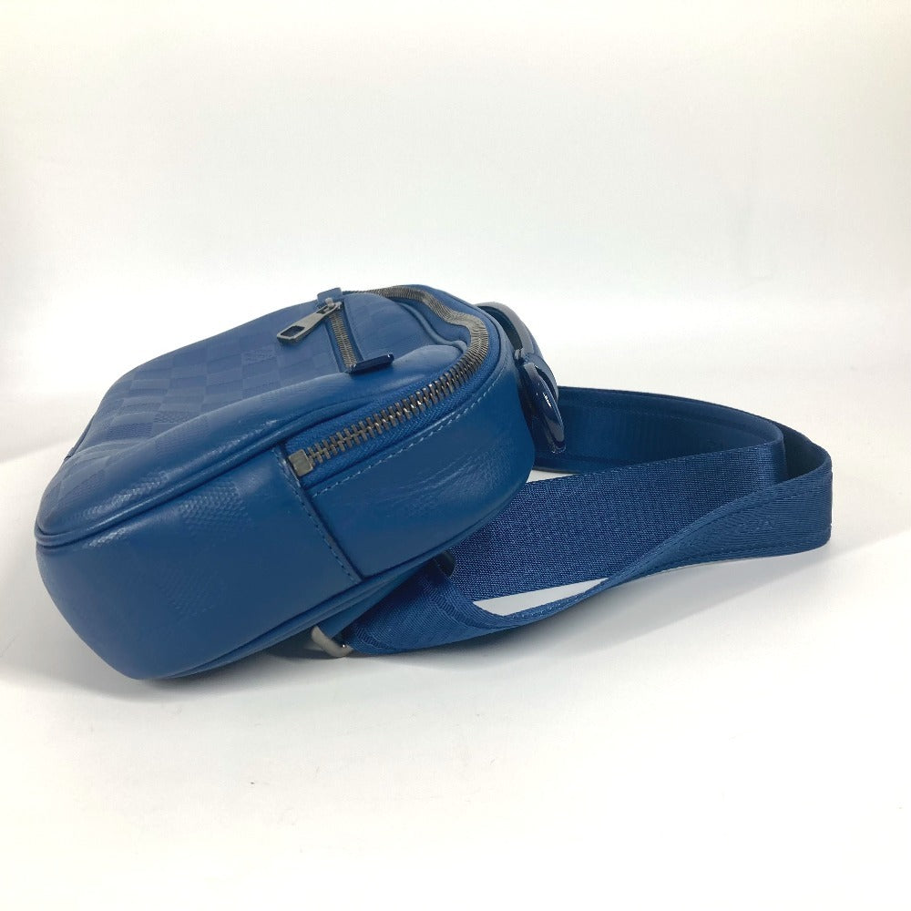 LOUIS VUITTON Sling bag Damier Anfini Leather blue Damier Anfini Ambreil mens