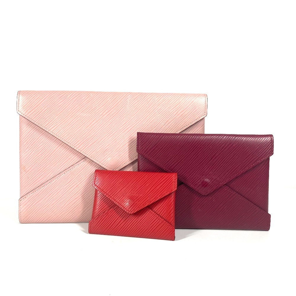 LOUIS VUITTON Clutch bag Epi Leather pink Epi Pochette Kirigami Women