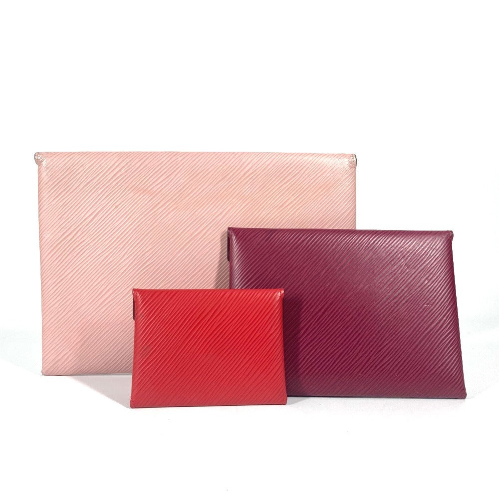 LOUIS VUITTON Clutch bag Epi Leather pink Epi Pochette Kirigami Women