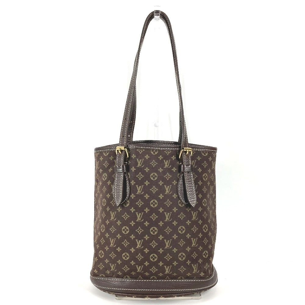 LOUIS VUITTON Shoulder Bag Monogram mini canvas Brown Monogram mini BucketPM Women