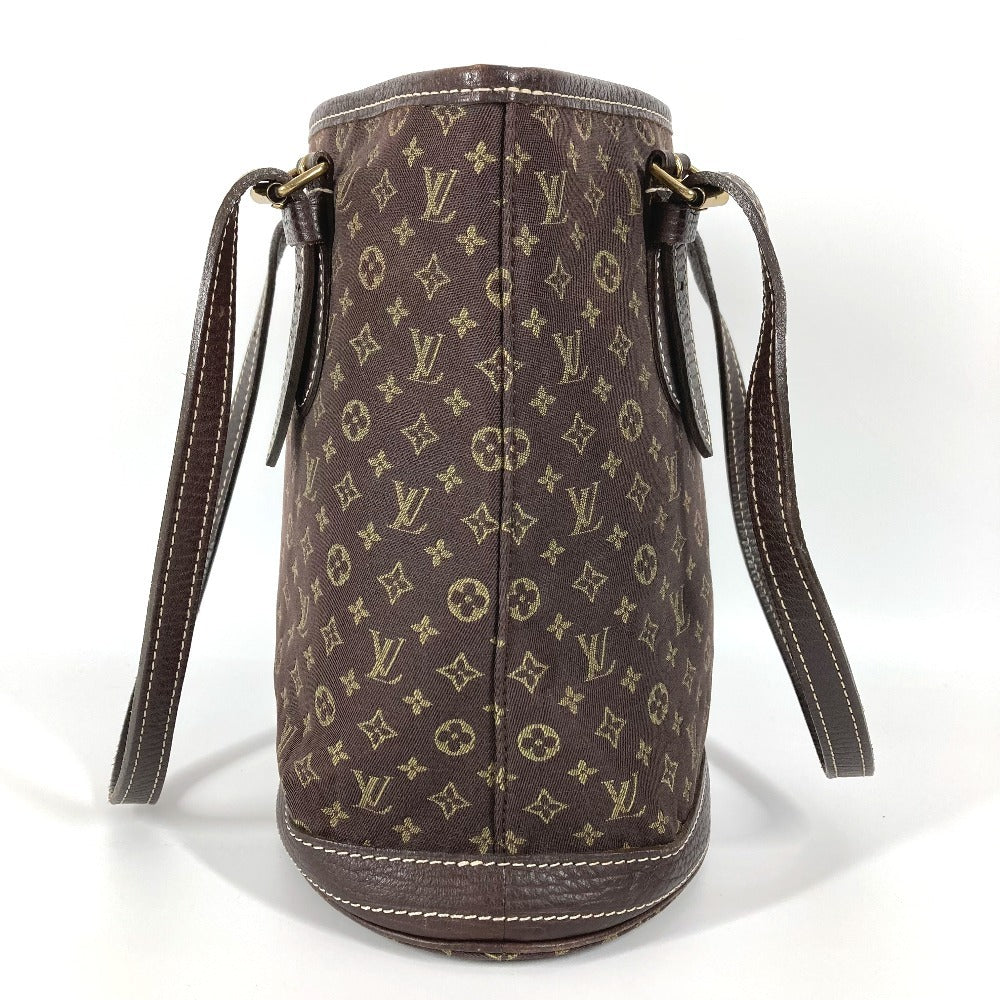LOUIS VUITTON Shoulder Bag Monogram mini canvas Brown Monogram mini BucketPM Women