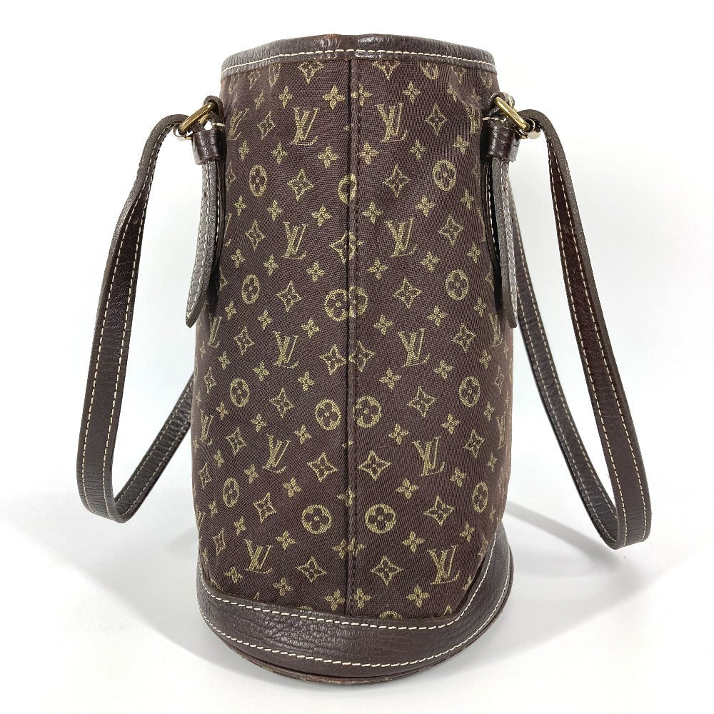 LOUIS VUITTON Shoulder Bag Monogram mini canvas Brown Monogram mini BucketPM Women