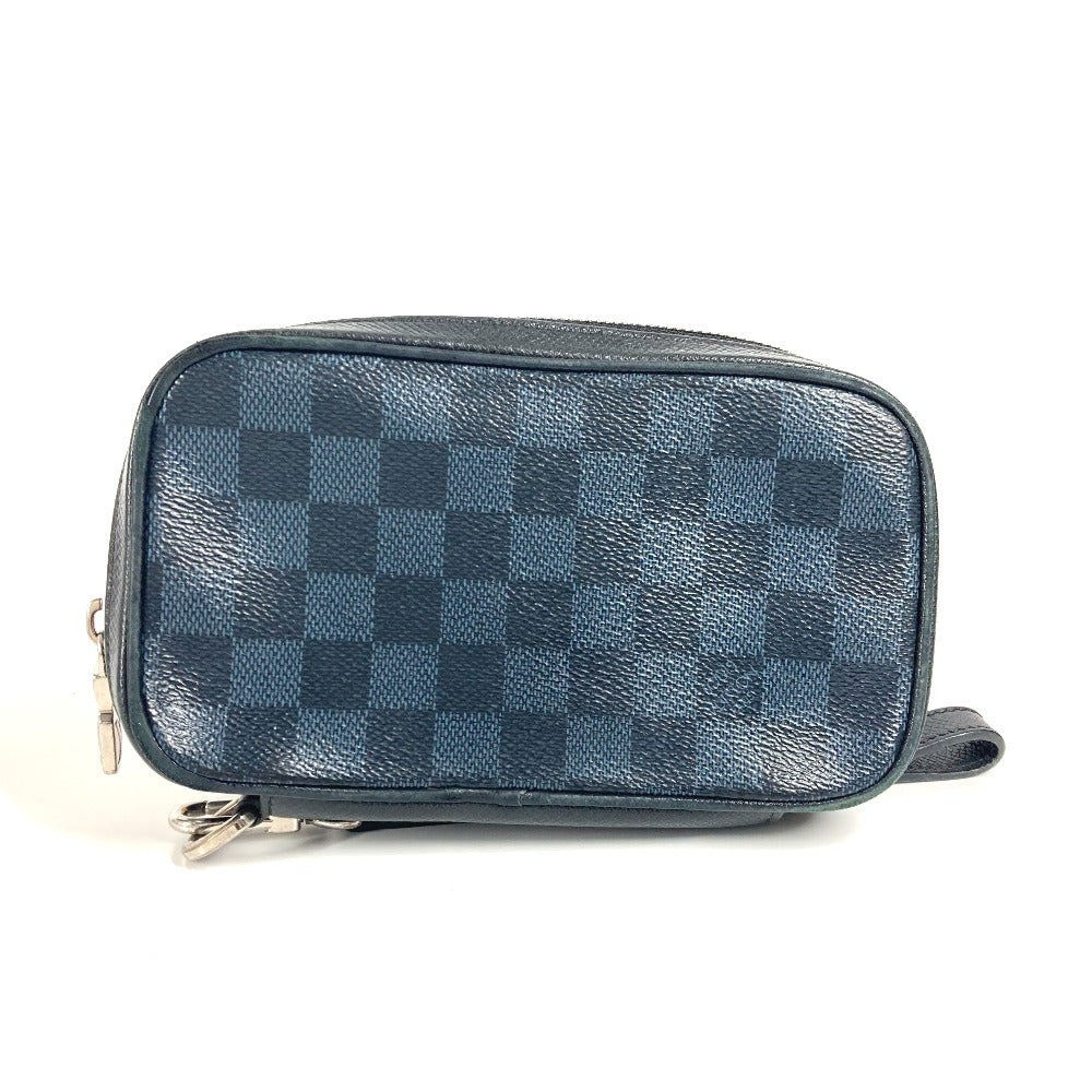 LOUIS VUITTON Clutch bag Damier Cobalt Canvas Navy Damier Cobalt Portefeuille Zippy Soft unisex(Unisex)