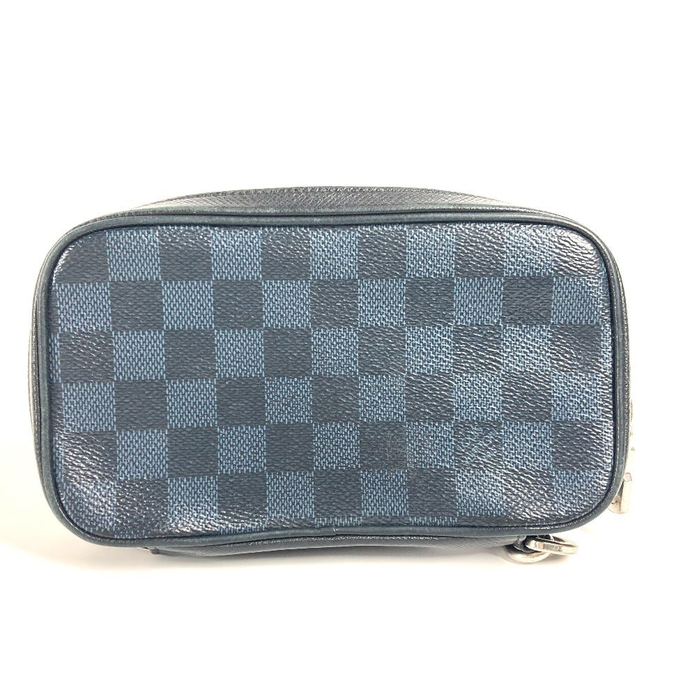LOUIS VUITTON Clutch bag Damier Cobalt Canvas Navy Damier Cobalt Portefeuille Zippy Soft unisex(Unisex)