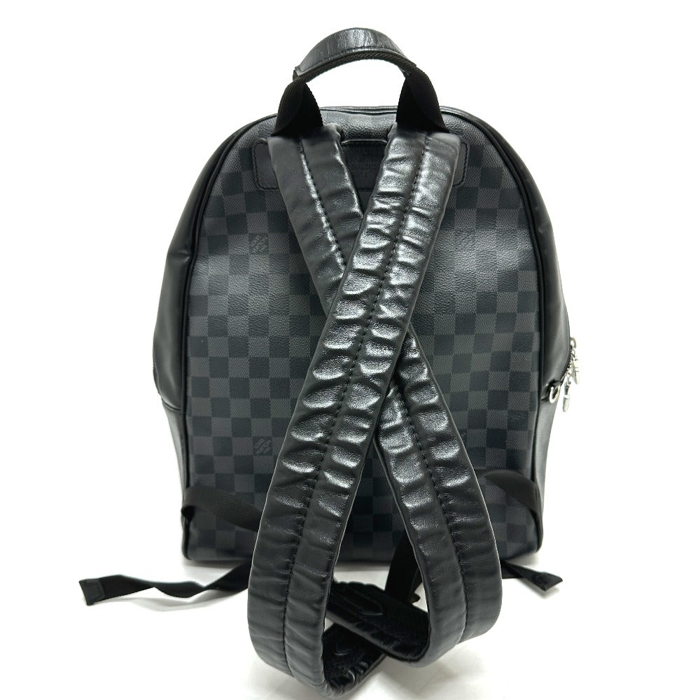 LOUIS VUITTON Backpack Damier Grafitto Canvas black Josh