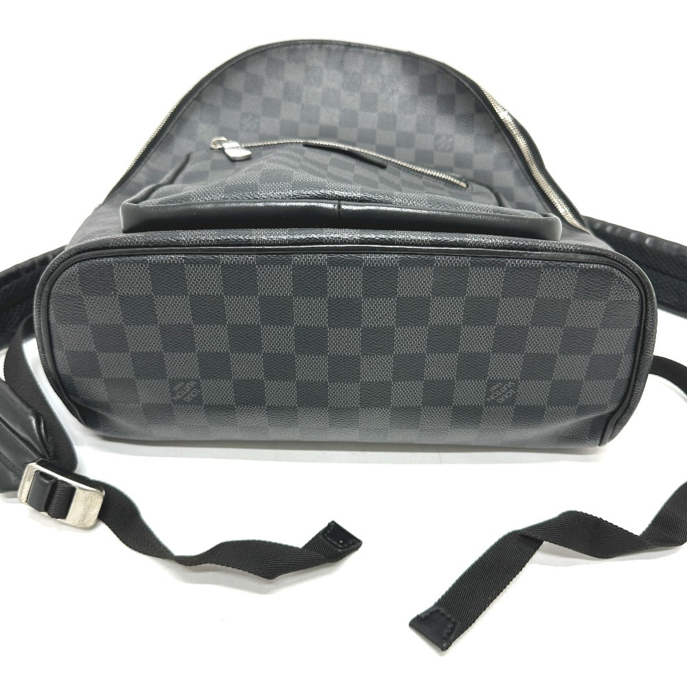 LOUIS VUITTON Backpack Damier Grafitto Canvas black Josh