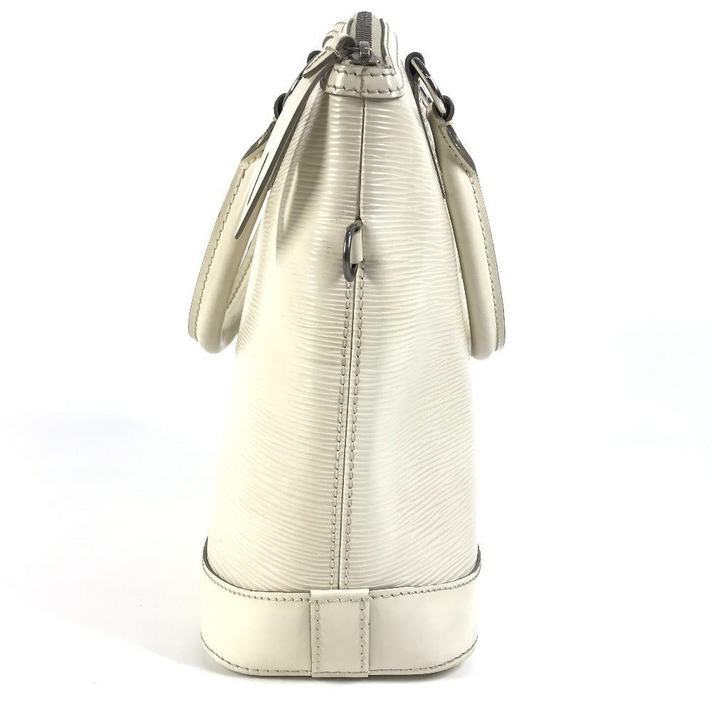 LOUIS VUITTON Handbag Epi Leather white Epi LockitPM Women