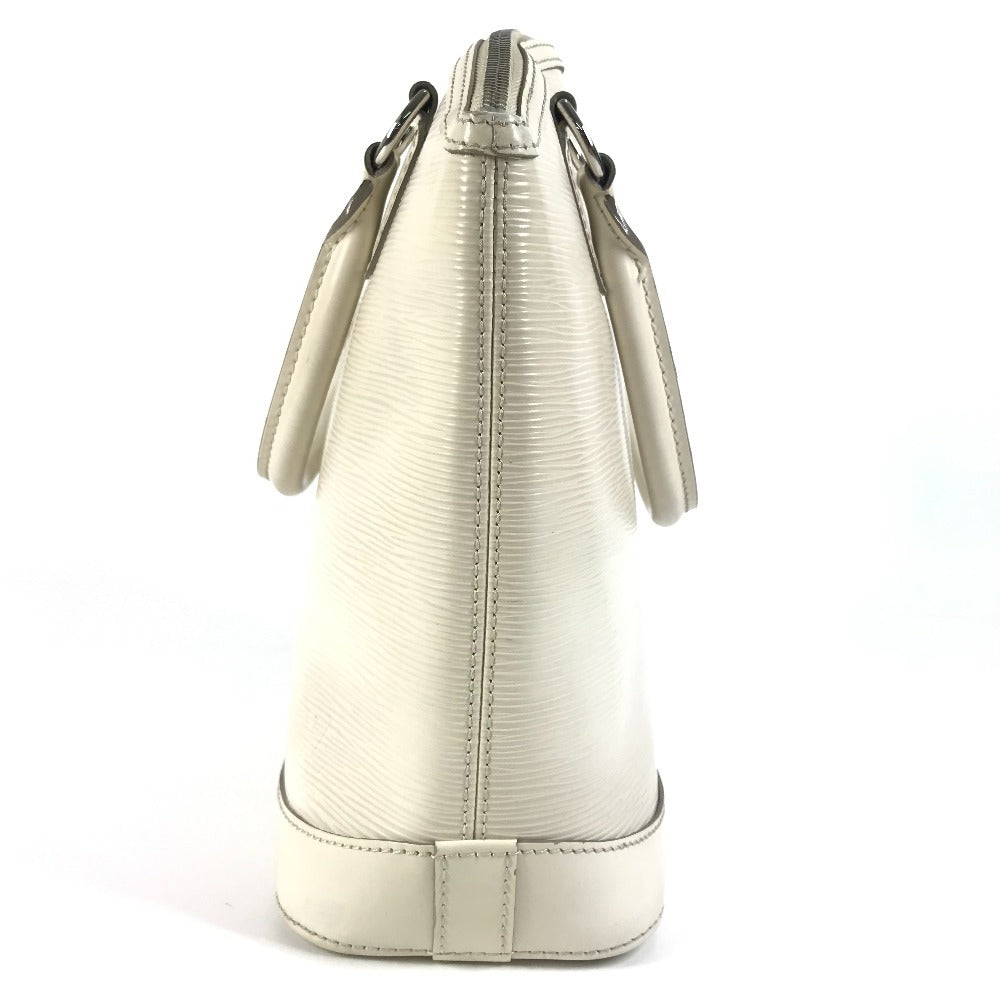 LOUIS VUITTON Handbag Epi Leather white Epi LockitPM Women
