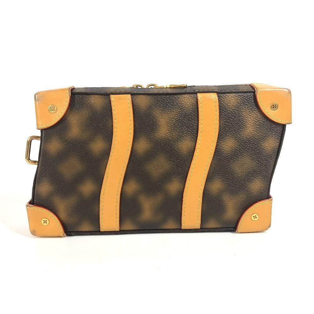 LOUIS VUITTON Shoulder Bag PVC / Leather Brown This is Not Monogram Soft Trunk