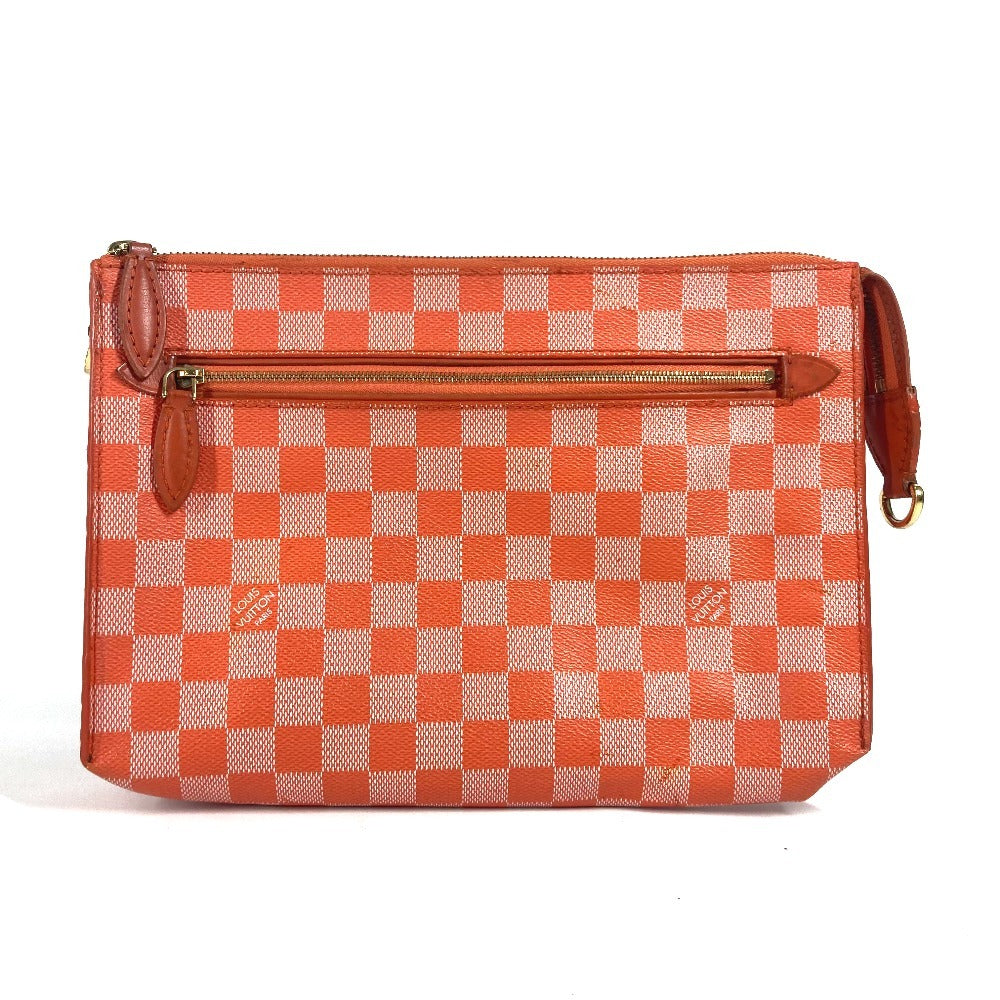 LOUIS VUITTON Shoulder Bag Damier canvas Orange Damier color module Women