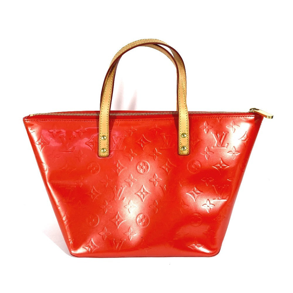 LOUIS VUITTON Tote Bag Monogram Vernis Orange Monogram Vernis Bellevue PM