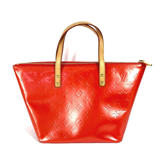 LOUIS VUITTON Tote Bag Monogram Vernis Orange Monogram Vernis Bellevue PM