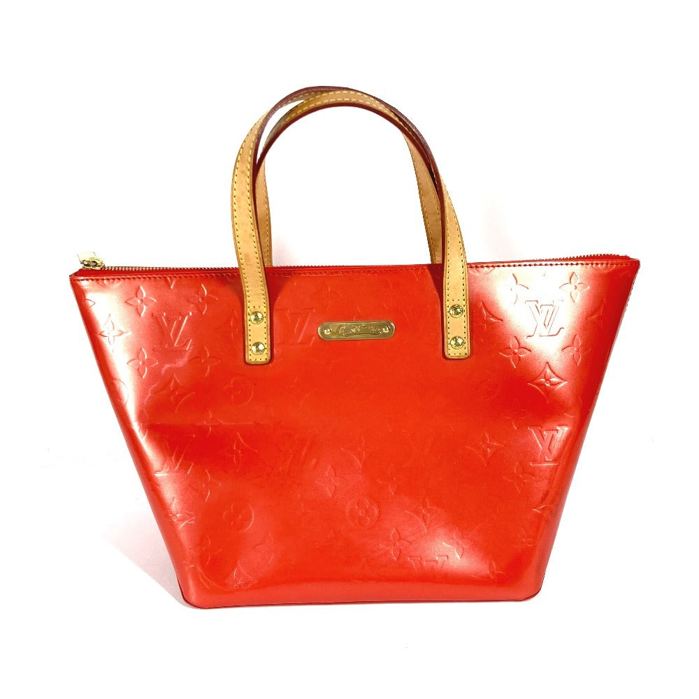 LOUIS VUITTON Tote Bag Monogram Vernis Orange Monogram Vernis Bellevue PM