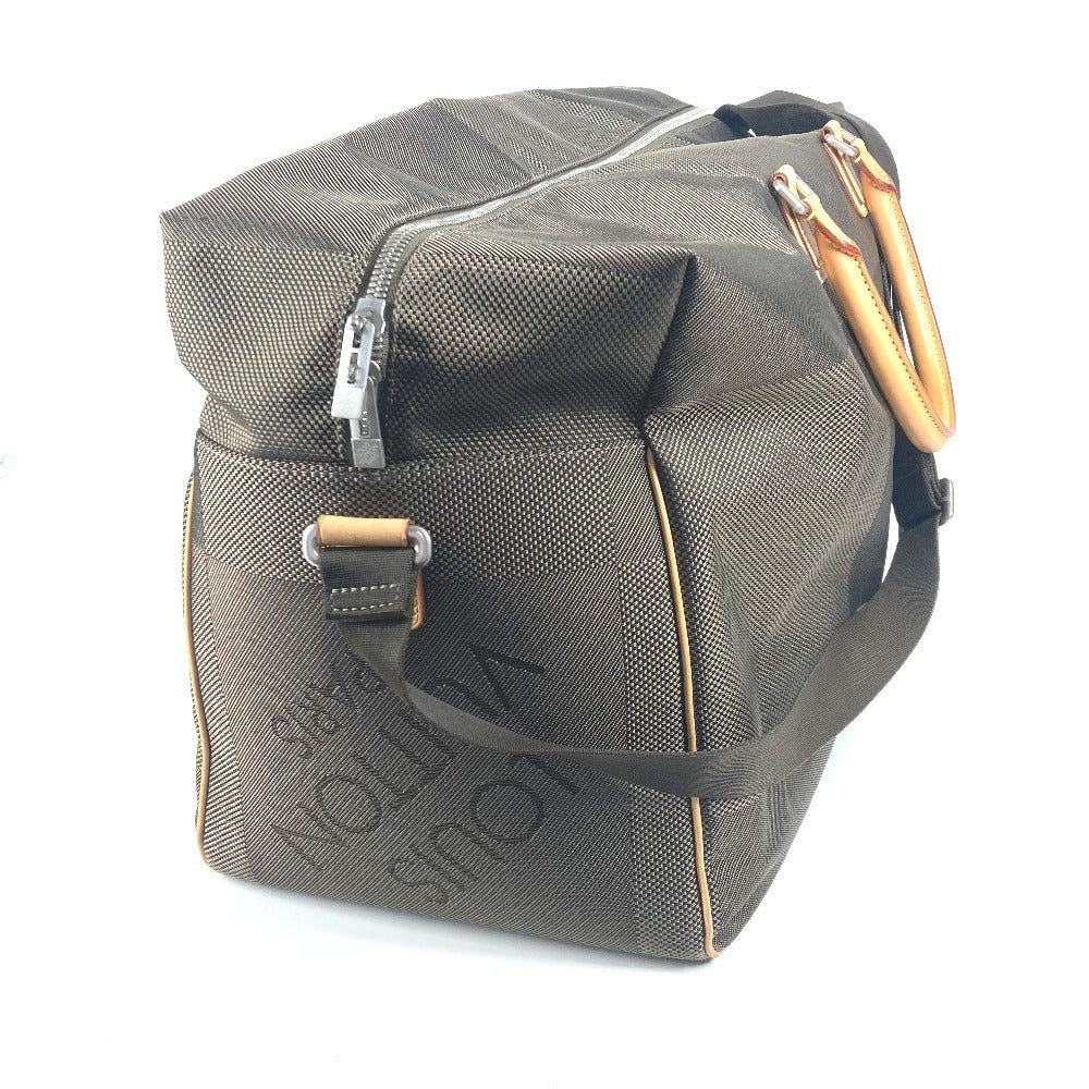 LOUIS VUITTON Boston Duffel bag Damier Jean Canvas khaki Damier Jean Suvlan